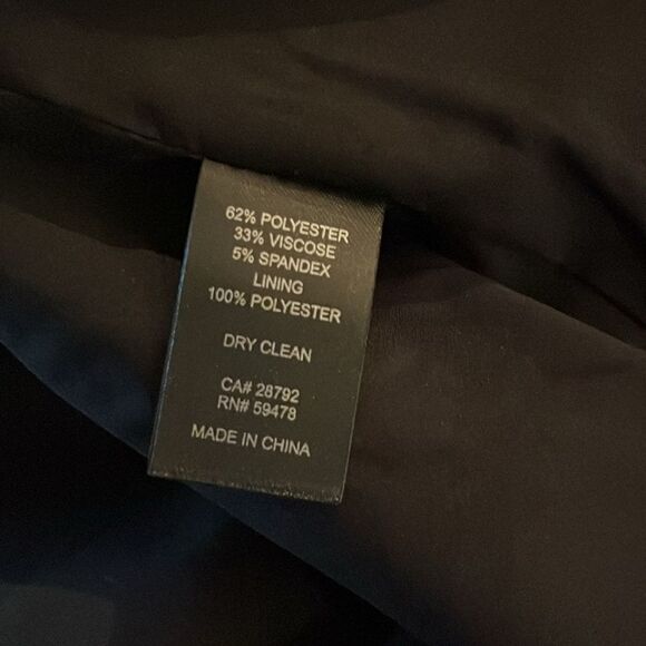 Christian Lacroix Chic Black Square Neck Button-Up Vest Top, size L - Picture 8 of 8